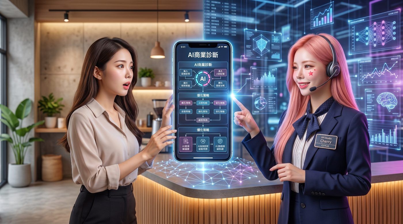 PPI Studio 與客戶進行 AI 商業診斷：分析流程、制定優化策略